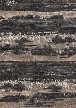 5' X 8' Black Area Rug