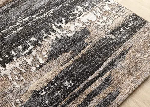 5' X 8' Black Area Rug