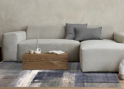 8' X 11' Blue Area Rug