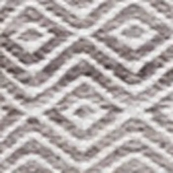 8' X 11' Beige And Cream Geometric Hand Woven Area Rug