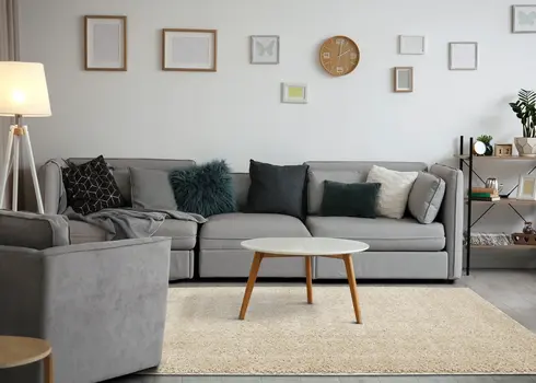 5' X 8' Beige Area Rug