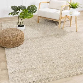 7' X 10' Beige Area Rug
