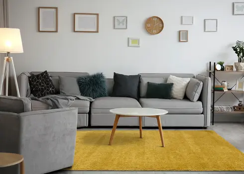 4' X 6' Yellow Area Rug