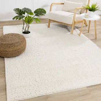4' X 6' Cream Area Rug