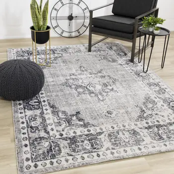 7' X 10' Blue Area Rug