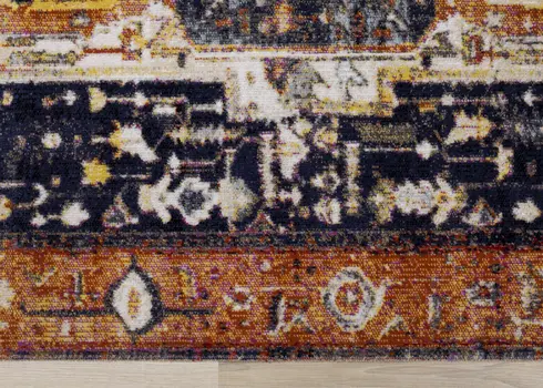 5' X 8' Orange Area Rug