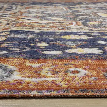 5' X 8' Orange Area Rug