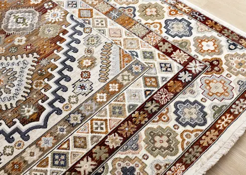 5' X 8' Cream Area Rug