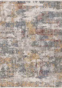 8' X 10' Cream And Blue Area Rug