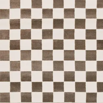 8' X 11' Brown And White Geometric Area Rug