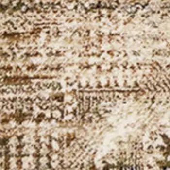 5' X 8' Cream And Blue Area Rug