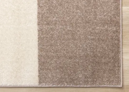 8' X 11' Cream And Green Geometric Area Rug
