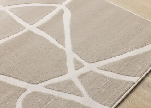 8' X 11' Cream Area Rug