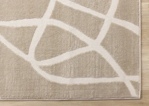8' X 11' Cream Area Rug