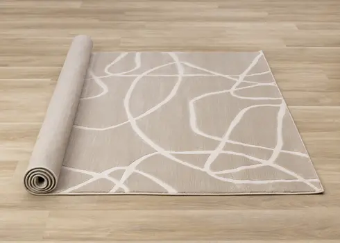 8' X 11' Cream Area Rug