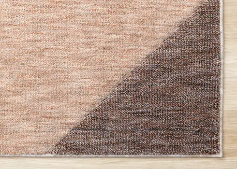 8' X 11' Pink And Gray Geometric Area Rug