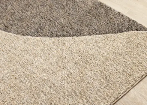 8' X 11' Beige And Gray Geometric Area Rug