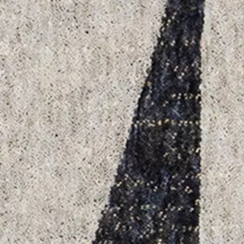 5' X 8' Gray And Brown Geometric Area Rug