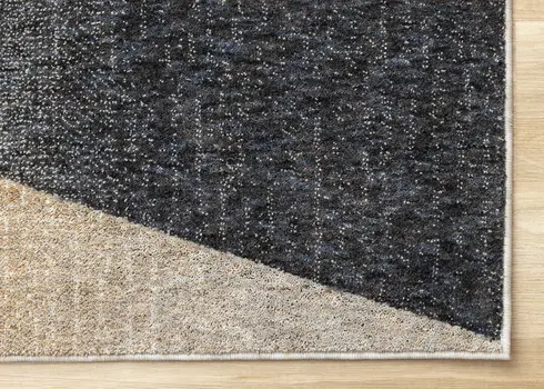 8' X 11' Gray And Brown Geometric Area Rug