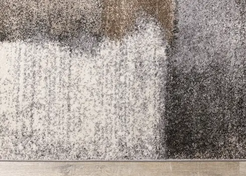 8' X 11' Blue And Gray Geometric Area Rug