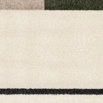 8' X 11' Green And Gray Geometric Area Rug