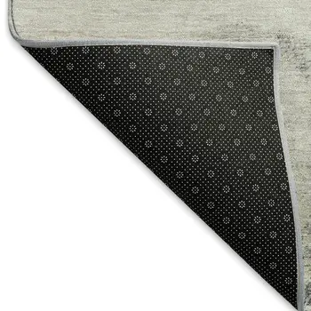 8' X 10' Taupe Ivory And Beige Abstract Washable Indoor Outdoor Area Rug
