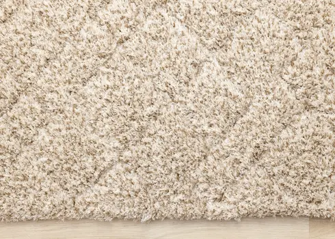 8' X 11' Beige And Natural Geometric Area Rug