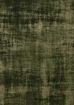 7' X 10' Green And Taupe Abstract Area Rug