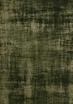 7' X 10' Green And Taupe Abstract Area Rug