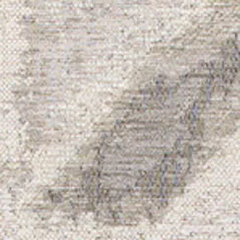 5' X 8' Cream And Gray Abstract Area Rug