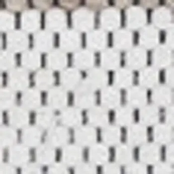 5' X 8' Cream And Gray Geometric Hand Woven Area Rug