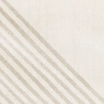 5' X 8' Cream And Beige Geometric Area Rug