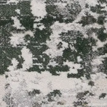 8' X 11' Gray And White Abstract Area Rug