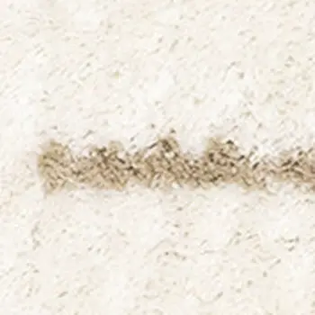 8' X 11' Cream And Beige Striped Area Rug