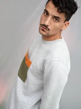 Jiba Sweatshirt - Heather/Orange