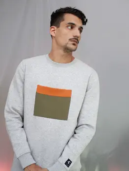 Jiba Sweatshirt - Heather/Orange