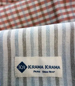 Fire orange traditional krama