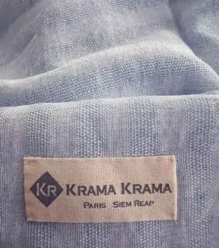 Krama light blue plain