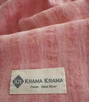 Krama light pink plain