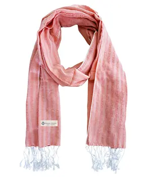 Krama rose clair uni