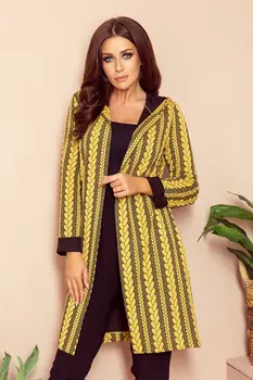 Numoco 218-2 Coat with hood and pockets - braid
