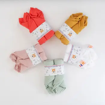 Langes en Coton Bio Fraise