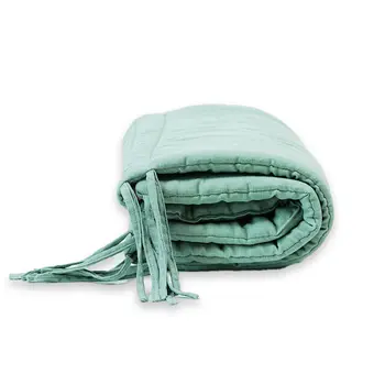 Tour de Lit en Coton Bio Vert