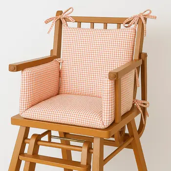 Coussin de Chaise Haute en Coton Bio Vichy