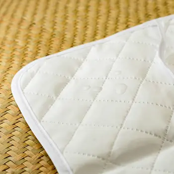 Tapis à Langer en Coton Bio Blanc
