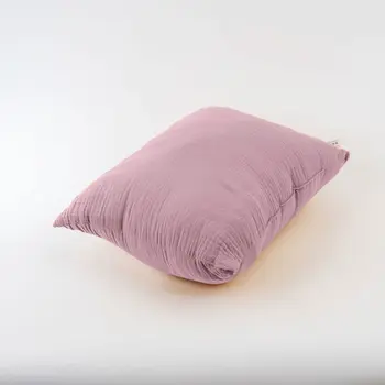 Coussin Rectangle en Coton Bio Rose