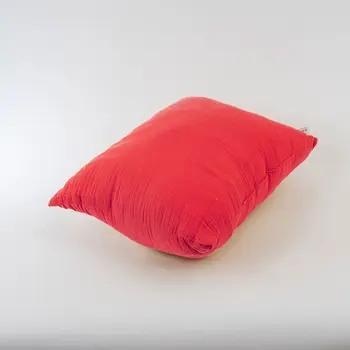 Coussin Rectangle en Coton Bio Fraise
