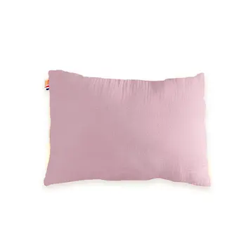 Coussin Rectangle en Coton Bio Rose