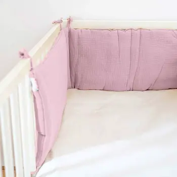 Tour de Lit en Coton Bio Rose