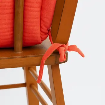 Coussin de Chaise Haute en Coton Bio Fraise